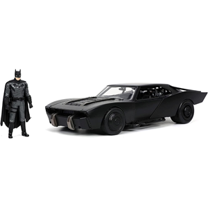 اسباب بازی ماشین فلزی بتموبیل و فیگور فلزی بتمن با مقیاس 1:24 Batman and Batmobile _ماشین اسباب بازی